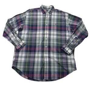 Ralph Lauren Classic Fit Checkered Long Sleeve Shirt